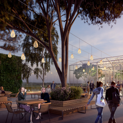 Park nearby hortus tower