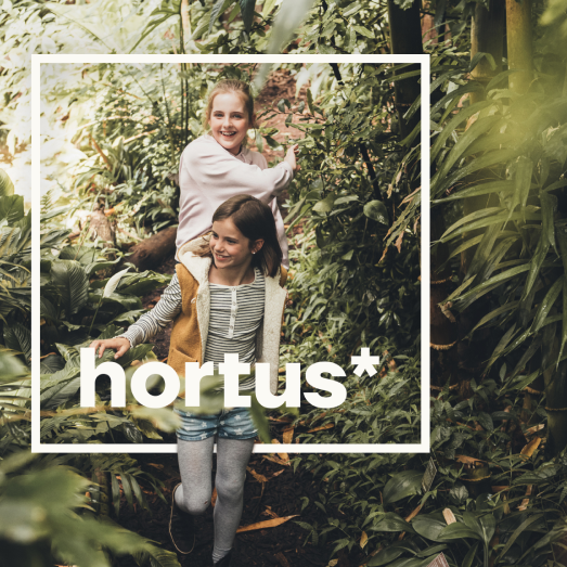 hortus logo with buildings