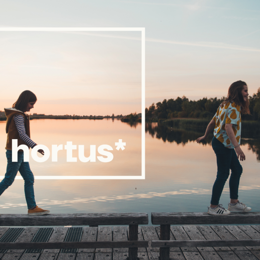 hortus logo with buildings